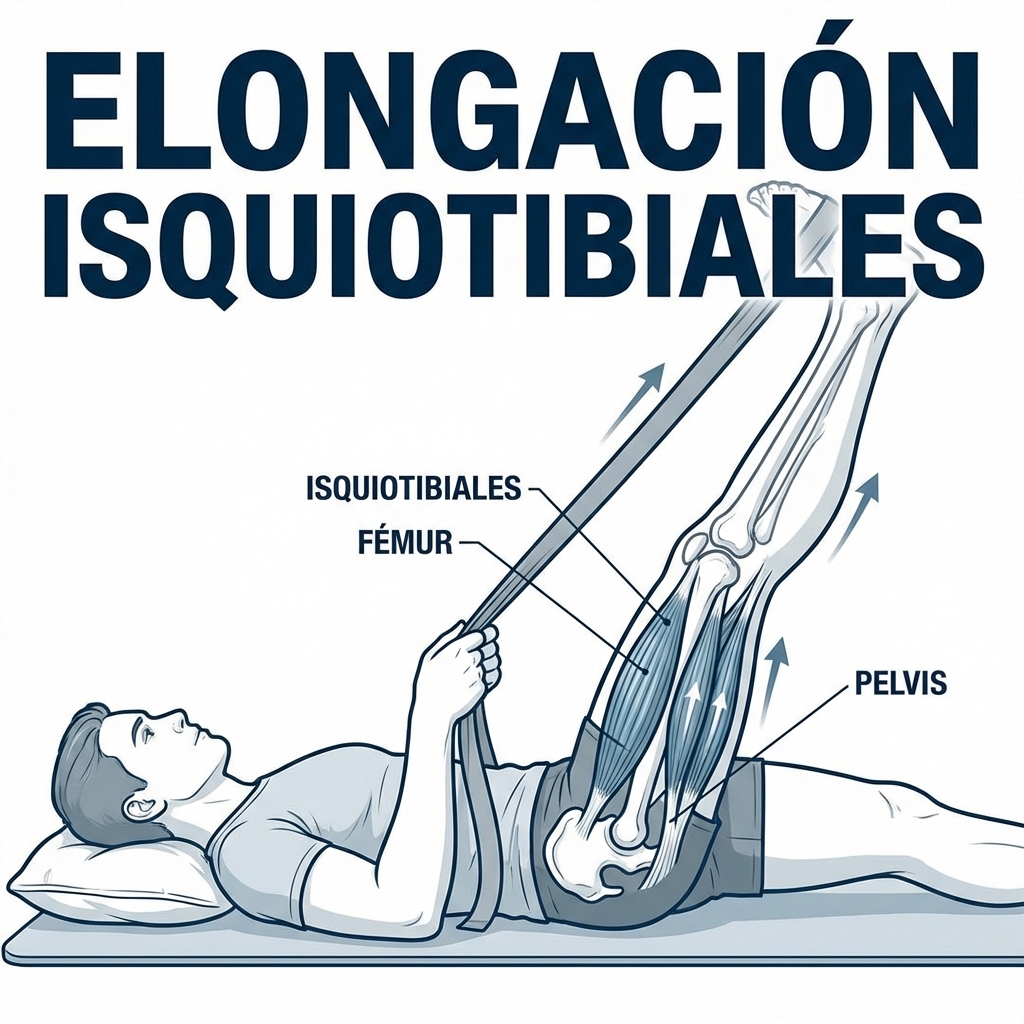 Elongación de Isquiotibiales