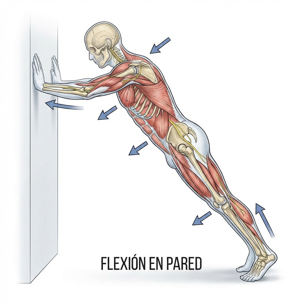Flexiones en Pared